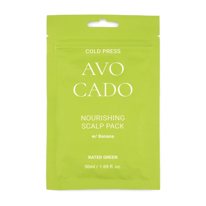 Живильна маска для шкіри голови Rated Green Cold Press Avocado Nourishing Scalp Pack, 50 мл